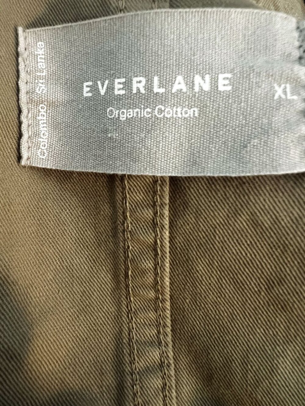 Everlane the fatigue blazer Jacket Chore Coat Army Green Extra Large XL - Picture 9 of 14